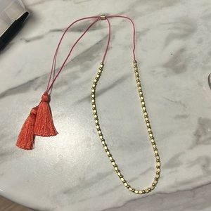 Spartina gold beaded necklace